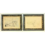 Jose Alfonso Cuni, New York Two engravings. Framed. Pencil signed, one dated  N.Y. 1984. Jose