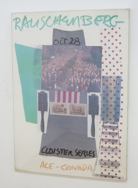 Robert Rauschenberg, "The Cloister Series" Ace, Canada, 1966. Lithograph poster. Robert