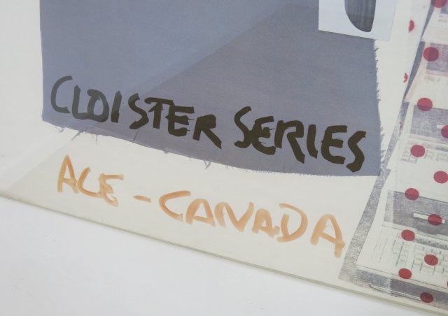 Robert Rauschenberg, "The Cloister Series" Ace, Canada, 1966. Lithograph poster. Robert - Image 5 of 5