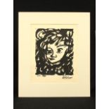 Pablo Picasso, "Portrait" Print. Signed in plate & dated "14/6/64" lower  right. "Suite XVI" lower