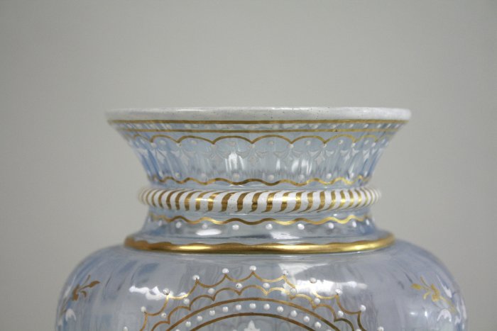 Opaline Glass Vase - Image 5 of 8