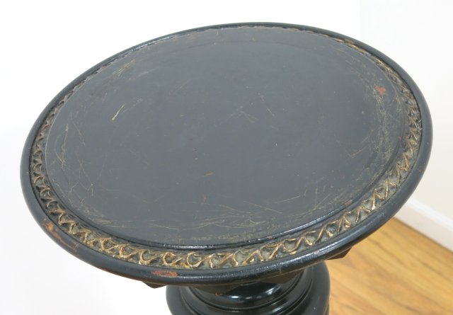 Ebonized Victorian Pedestal - Image 3 of 5