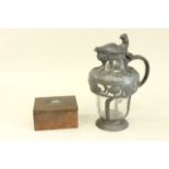 "Steeple Horse Race" Pitcher & Heinz Brass Box