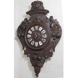Black Forest Carved Hanging Wall Clock