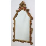 Italian Gilt Wood Carved Mirror