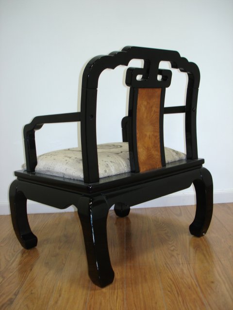 Pair of Chinese Chairs - Image 2 of 6