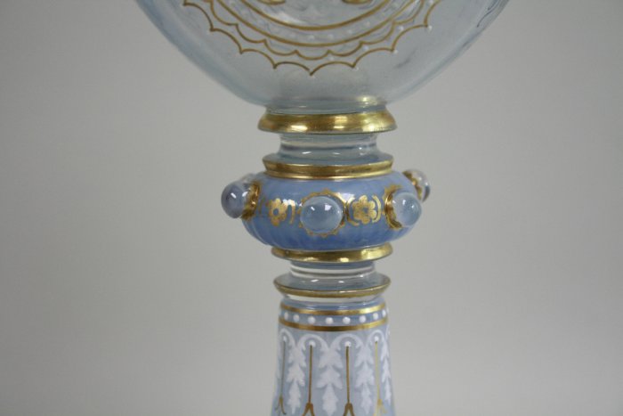 Opaline Glass Vase - Image 4 of 8