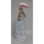 Lladro Lady Holding Parasol