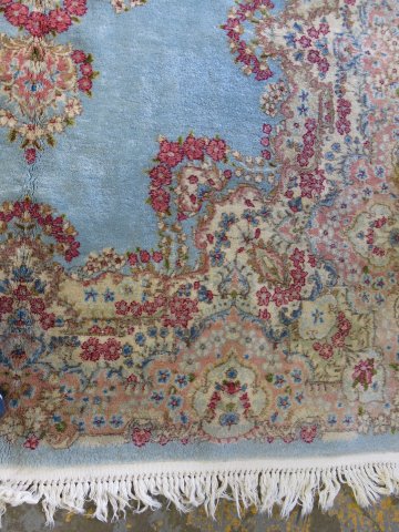 Blue Kerman Carpet - Image 3 of 4