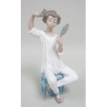 Lladro Boy with Comb & Mirror