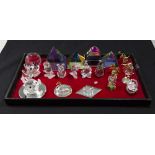 Lot of Swarovski & Cut Crystal Figurines