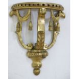 Gold Leaf Bracket with Tassels