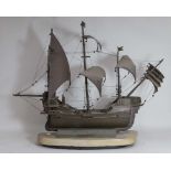 Brass Model Santa Maria Ship