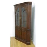 Ethan Allen Cherry Wood Corner Cabinet