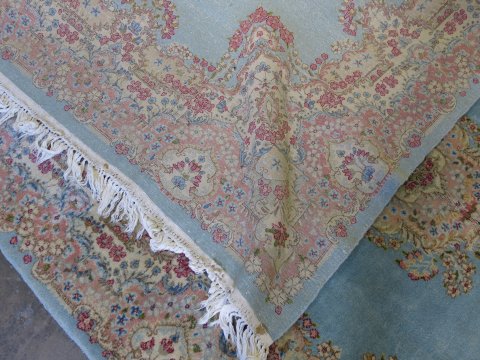 Blue Kerman Carpet - Image 4 of 4
