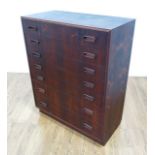 Danish Modern Rosewood Tall Chest of Drawers