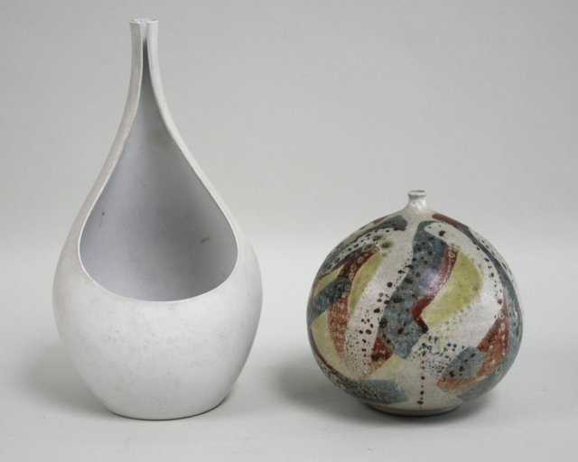 Two Art Pottery Vases