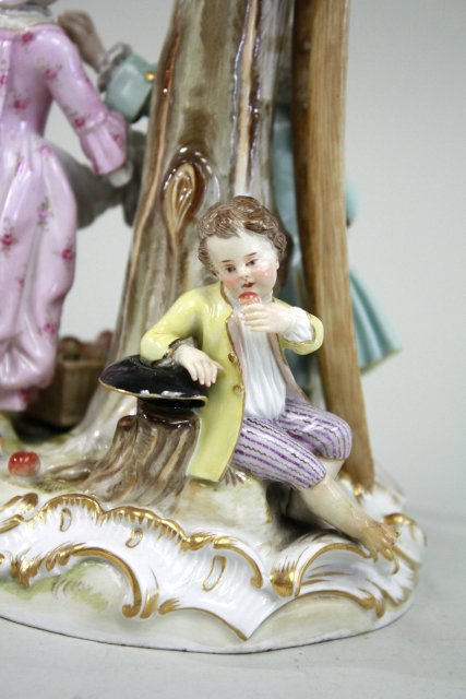 Meissen Porcelain Grouping - Image 6 of 9