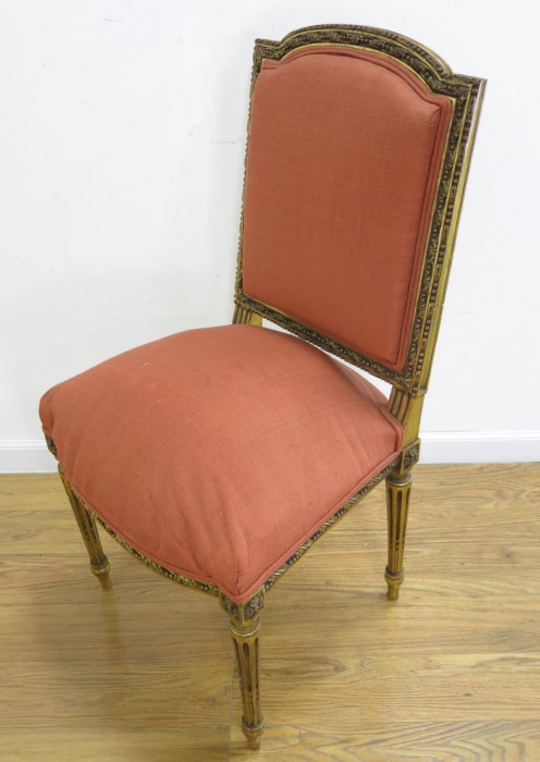 Louis XVI Style Side Chairs Approx. 38" H x 19" W x 17" D. - Image 2 of 3