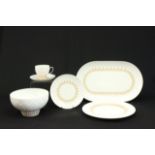 Rosenthal Dinnerware Service for 8 8 10 1/2" plates. 8 7 1/2" cake plates. 8 cups and  saucers. 1