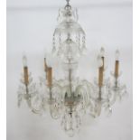 Waterford Crystal Chandelier Approx. 36" H x 28" W.