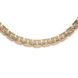 14K Yellow Gold & Diamond Necklace Approx. 25.5 dwt. (4105)