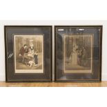 Two Engravings, "Cries of London" Approx. 23 1/2" H x 19 1/2" W.