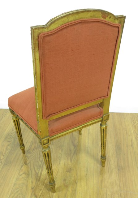 Louis XVI Style Side Chairs Approx. 38" H x 19" W x 17" D. - Image 3 of 3