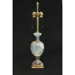 Baccarat Style Lamp Approx. 18 1/2" H.