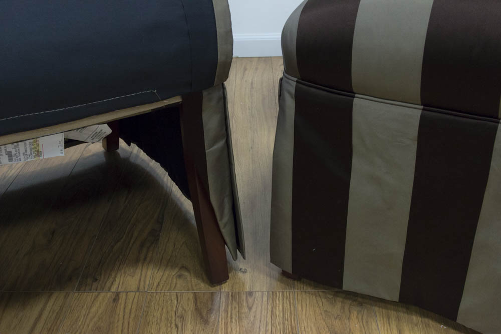 Pair Upholstered Side Chairs Pair Upholstered Side Chairs - Image 3 of 3