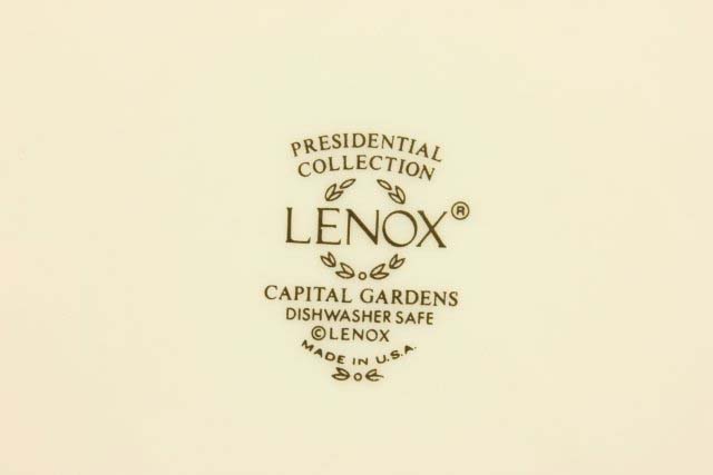 Lenox Dinnerware Presidential Collection "Capital Gardens" service for 12. 10 1/2" dinner  plates, 9 - Image 5 of 5