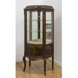 Vernis Martin Late 19th-early 20th Century Curio Bronze mounted. Approx. 57" H x 26" W x 14" D.  (