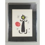 Miró Print Approx. 8 1/2" H x 11 1/2" W.