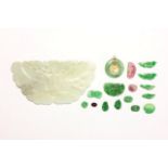 Jade Pendant & Small Carvings -4146