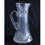 Vintage Cut Crystal Pitcher Approx. 14 1/2" H. Good condition. Good condition.