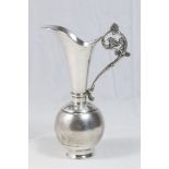 Grecian Style Sterling Silver Pitcher Approx. 6 1/2" H. Approx. 7.5 ozt.