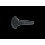 Bronze Age Irish 'Balbirnie' Type Decorated Flanged Axe 1750-1550 BC. A substantial axehead with