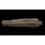 Bronze Age British Basal-Looped and Socketted Spearhead 1800-1500 BC. A large fragment of a long