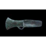 Bronze Age British Looped Palstave Axehead 1200-800 BC. A small, sturdy palstave with short blade