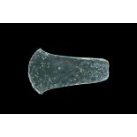 Bronze Age British 'Aylesford' Type Flat Axe 2000-1500 BC. A small flared flat-section axehead