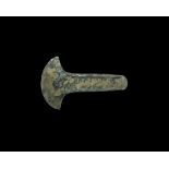 Bronze Age British 'Arreton' Type Flanged Axehead 1750-1550 BC. A sturdy axehead with parallel