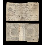 British Banknotes - Canterbury Union Bank - 1840 - Ten Pounds (2231) Dated 30th January 1840,