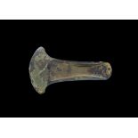 Bronze Age British 'Arreton' Type Flanged Axehead 1750-1550 BC. A sturdy, small axehead with