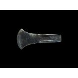 Bronze Age British 'Caverton' Type Flanged Axehead 1550-1450 BC. A substantial axehead with straight