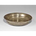 Western Asiatic Late Achaemenid Silver Lotus Flower Bowl 3rd century BC. A shallow bowl with