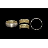 Post Medieval Silver-Gilt 'Love ever' Posy Ring 18th century AD. A broad flat-section hoop with