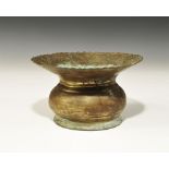 Indian Bronze Flanged Bowl