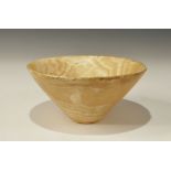 Near Eastern Style Alabaster Conical Bowl