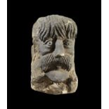 Medieval English Stone Architectural Head