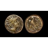 Ancient Greek Coins - Seleukids - Antiochos VIII Epiphanes - Eagle Bronze